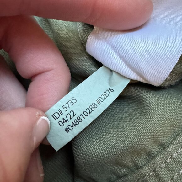 UpWest Women’s Green Denim Jacket Size Large Button Front Cotton Utility Casual - Picture 9 of 14